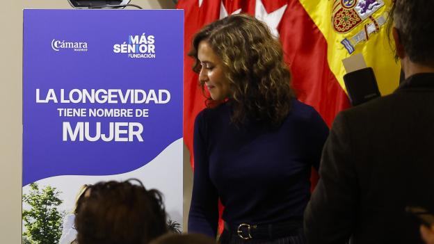 Díaz Ayuso celebra el “extraordinario logro” de la sociedad madrileña por ser “una de las regiones más longevas del mundo"