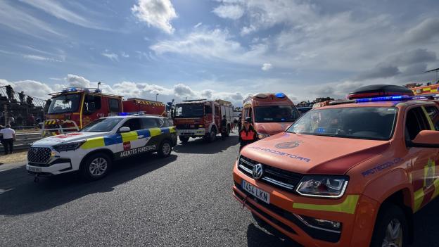 Los servicios de emergencia de ASEM112 homenajeados en el Gran Premio de Europa de Camiones en el circuito del Jarama