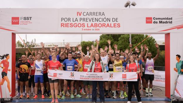 La IV Carrera por la Prevención de Riesgos Laborales de la Comunidad de Madrid consolida su éxito de participación