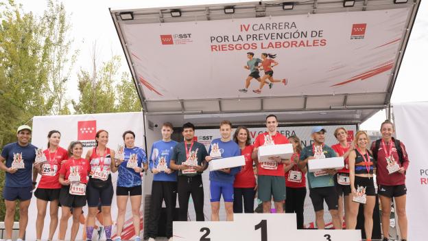 La IV Carrera por la Prevención de Riesgos Laborales de la Comunidad de Madrid consolida su éxito de participación