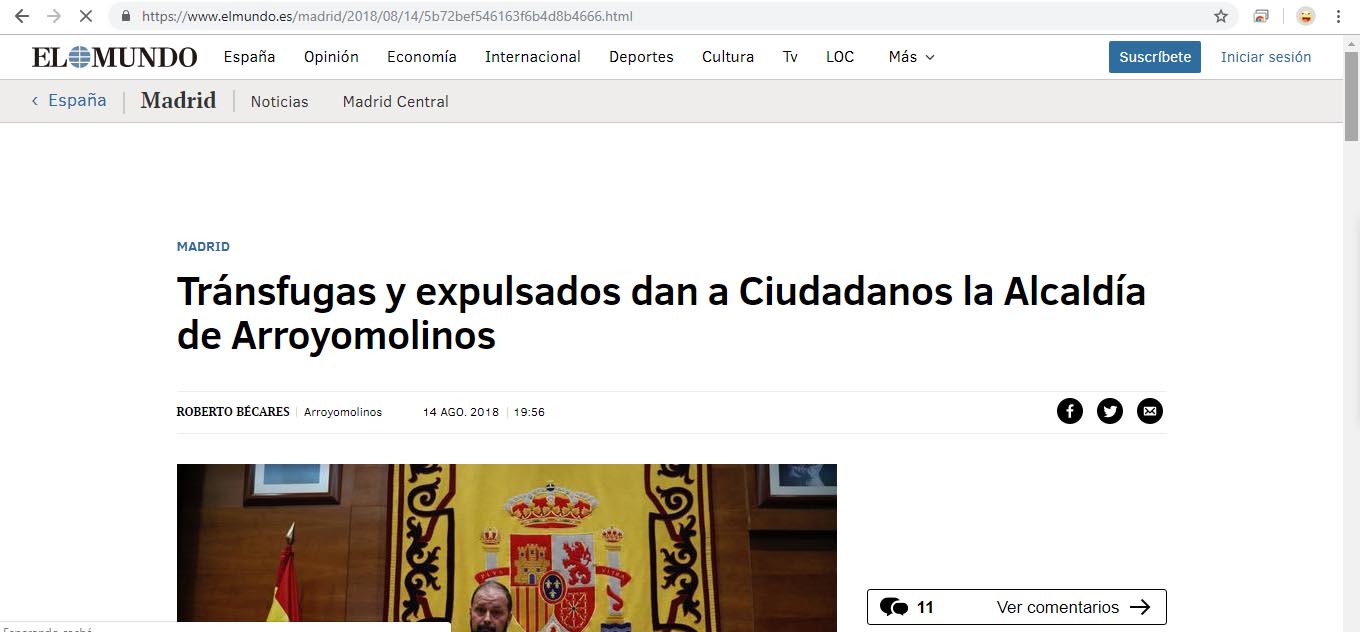 Captura web el mundo