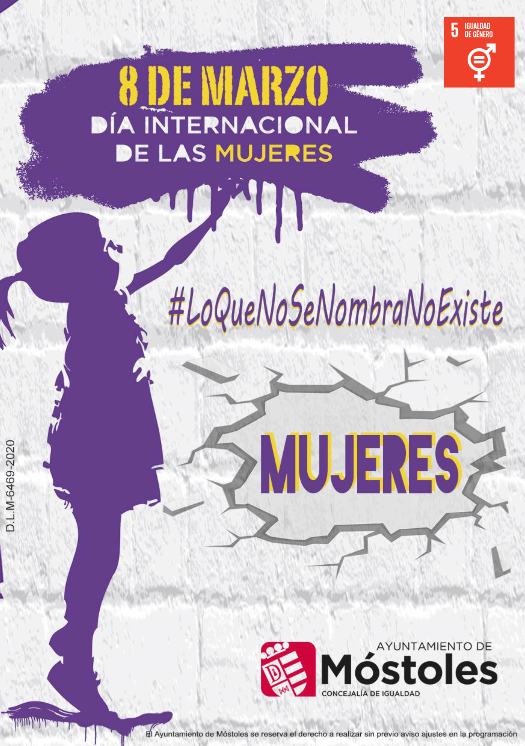 Texto Alternativo: Móstoles marchará este domingo por el Día Internacional de la Mujer