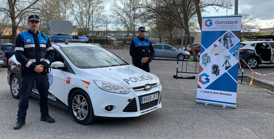 Texto Alternativo: Policía Local de Leganés comienza a utilizar un dispositivo acústico de largo alcance que permite hacer llegar mensajes a la ciudadanía incluso dentro de las viviendas