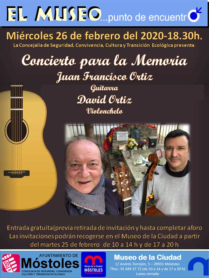 Texto Alternativo: El Museo de la Ciudad organizará en febrero el “Concierto para la Memoria”