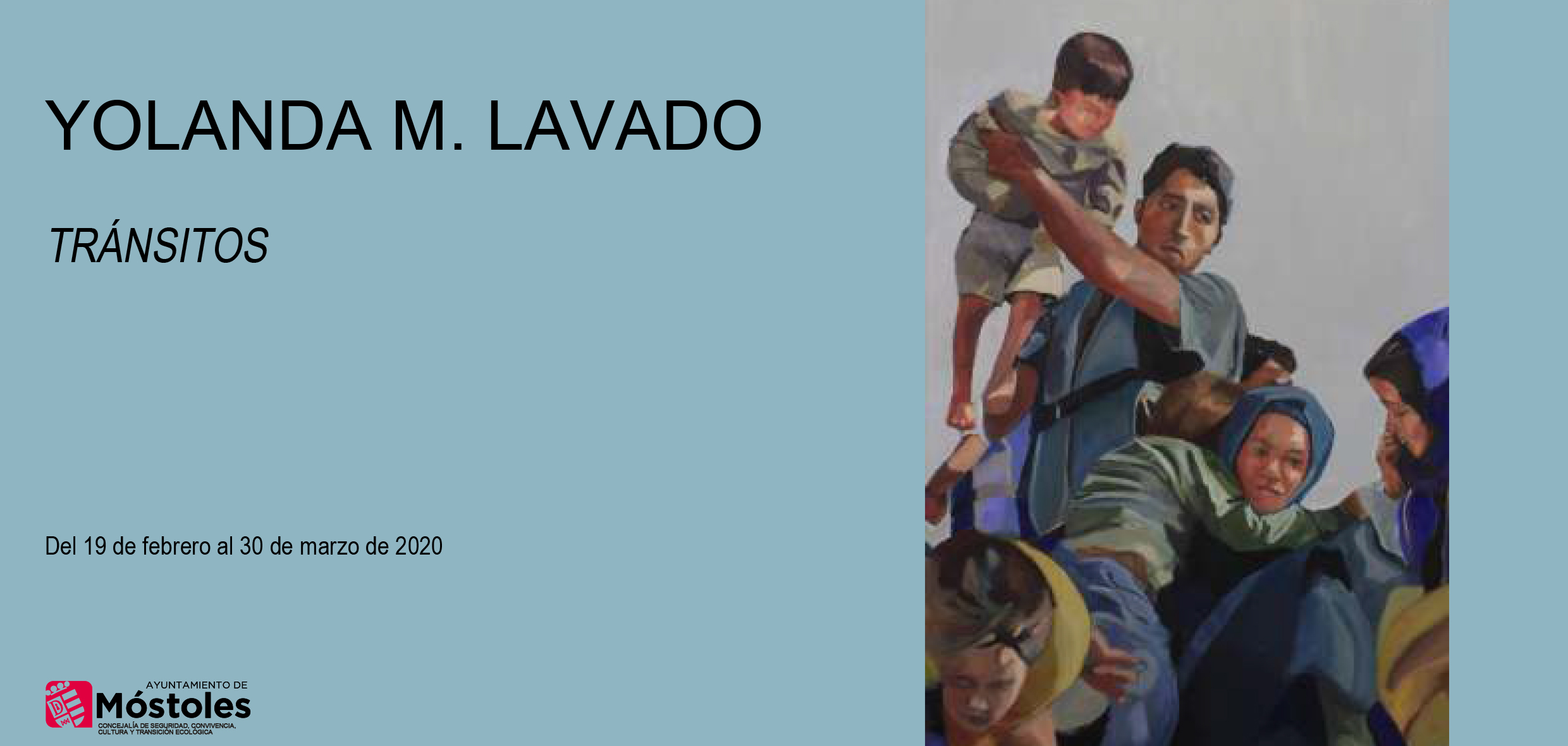 Texto Alternativo: El Centro Sociocultural Norte-Universidad acoge del 19 de febrero al 30 de marzo la exposición “Tránsitos”