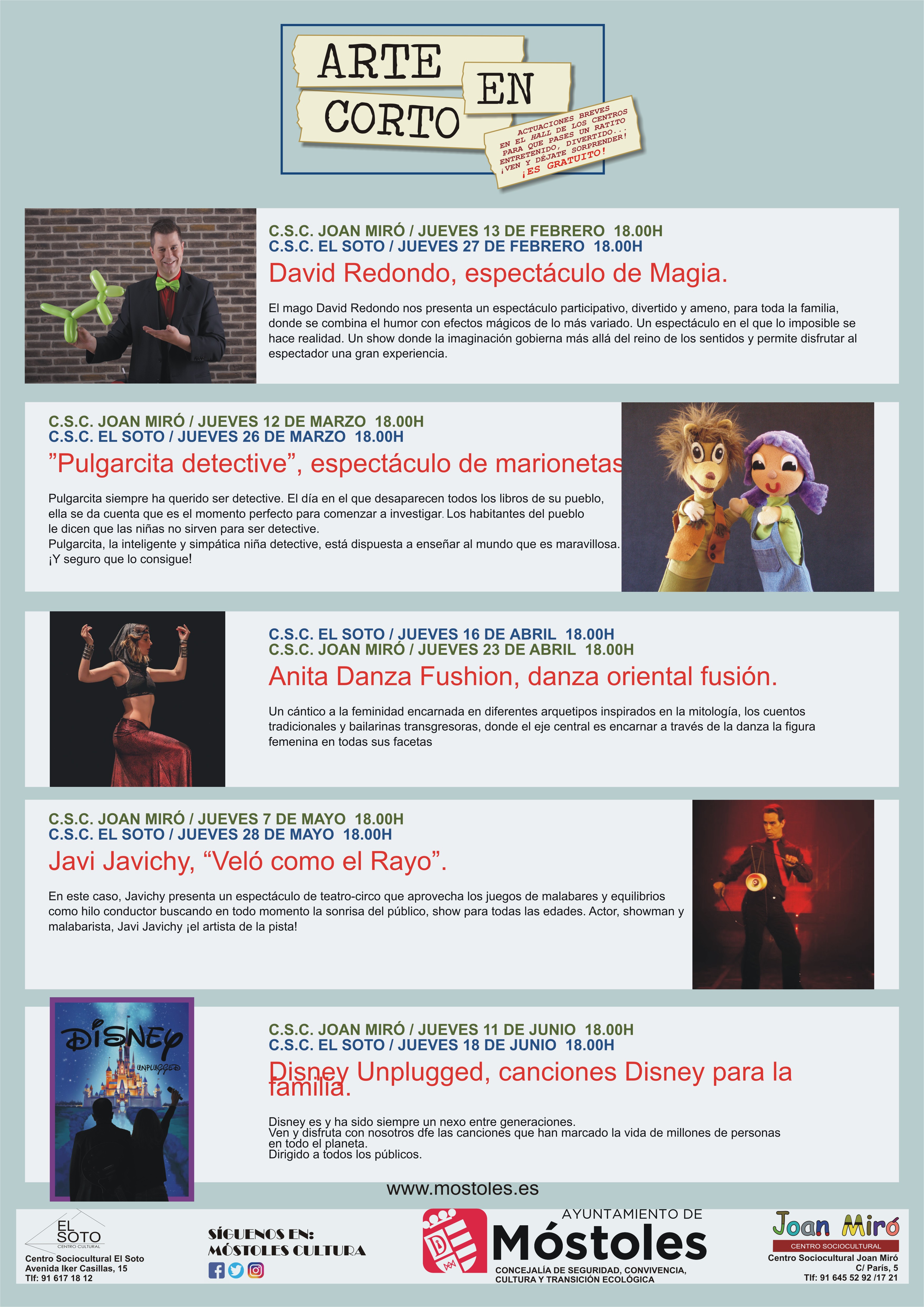 Texto Alternativo: “Arte en Corto” vuelve con nuevas propuestas de artistas y grupos emergentes