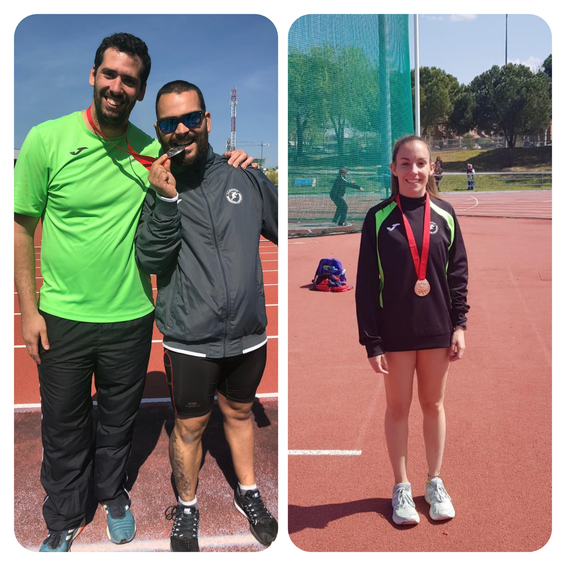 Texto Alternativo: Dos mostoleños suben al pódium en el Campeonato de Madrid de lanzamiento de disco
