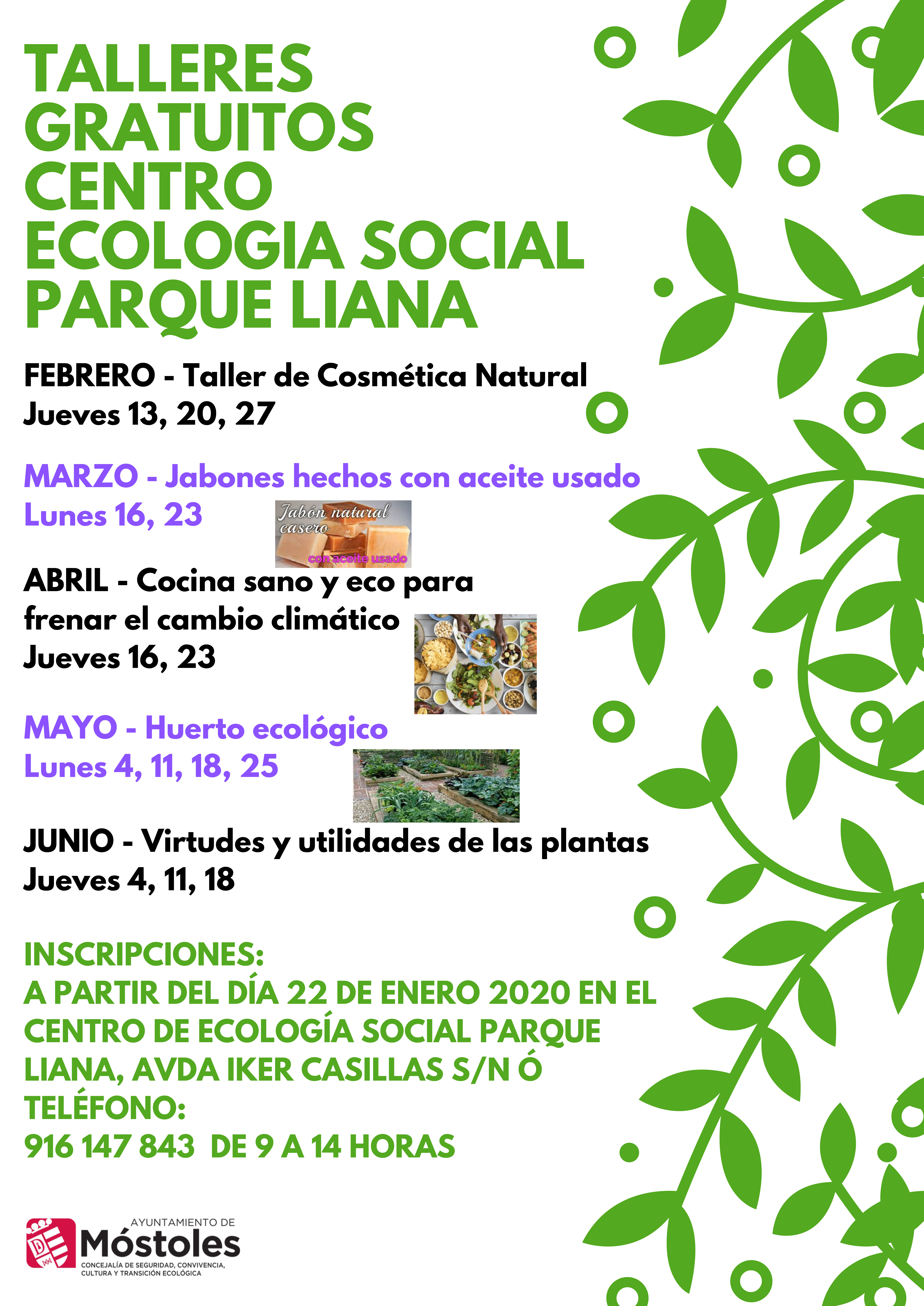 Texto Alternativo: Se abre la inscripción para los talleres de protección del Medio Ambiente