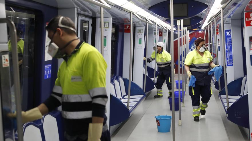 Texto Alternativo: La Comunidad de Madrid garantiza la movilidad con seguridad en el plan de desescalada en el transporte público