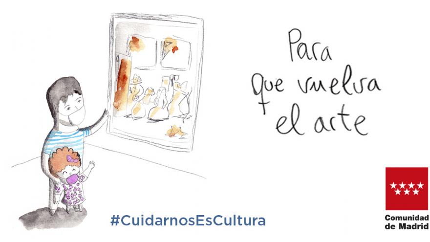 Texto Alternativo: El Gobierno de la Comunidad lanza Cuidarnos Es Cultura para promover el uso de la mascarilla en espacios culturales