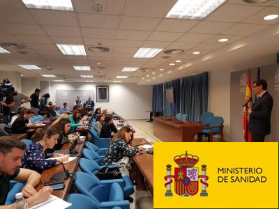 Texto Alternativo: El Ministerio de Sanidad Informa: El Gobierno distribuye 9,6 millones de mascarillas a petición de las CCAA