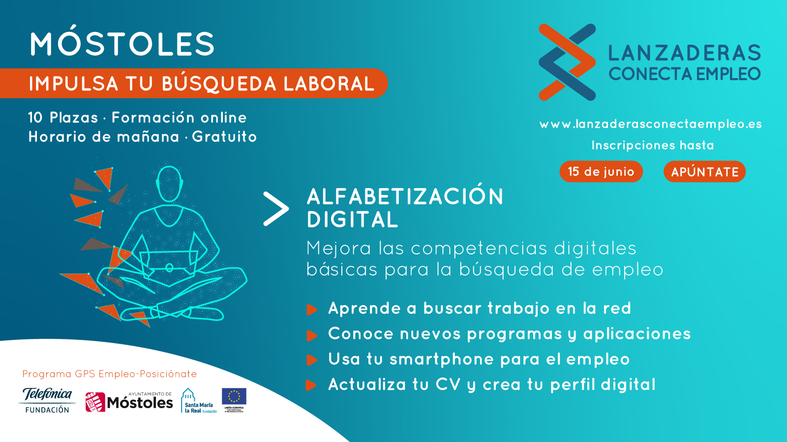 Texto Alternativo: El Gobierno de Móstoles pondrá en marcha en junio el programa de “Alfabetización Digital”
