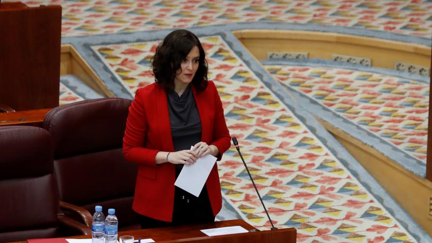 Texto Alternativo: Díaz Ayuso anuncia una Orden con recomendaciones y obligaciones por el COVID-19