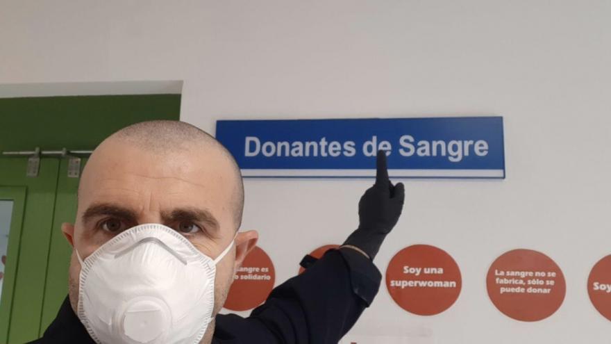 Texto Alternativo: Más de 70 trabajadores de la EMT acuden a donar sangre