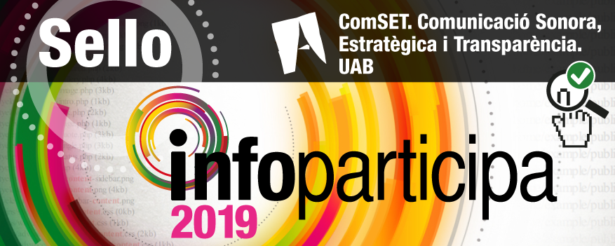 Texto Alternativo: El Ayuntamiento de Getafe obtiene el sello Infoparticipa 2019 de la Universidad Autónoma de Barcelona a la transparencia