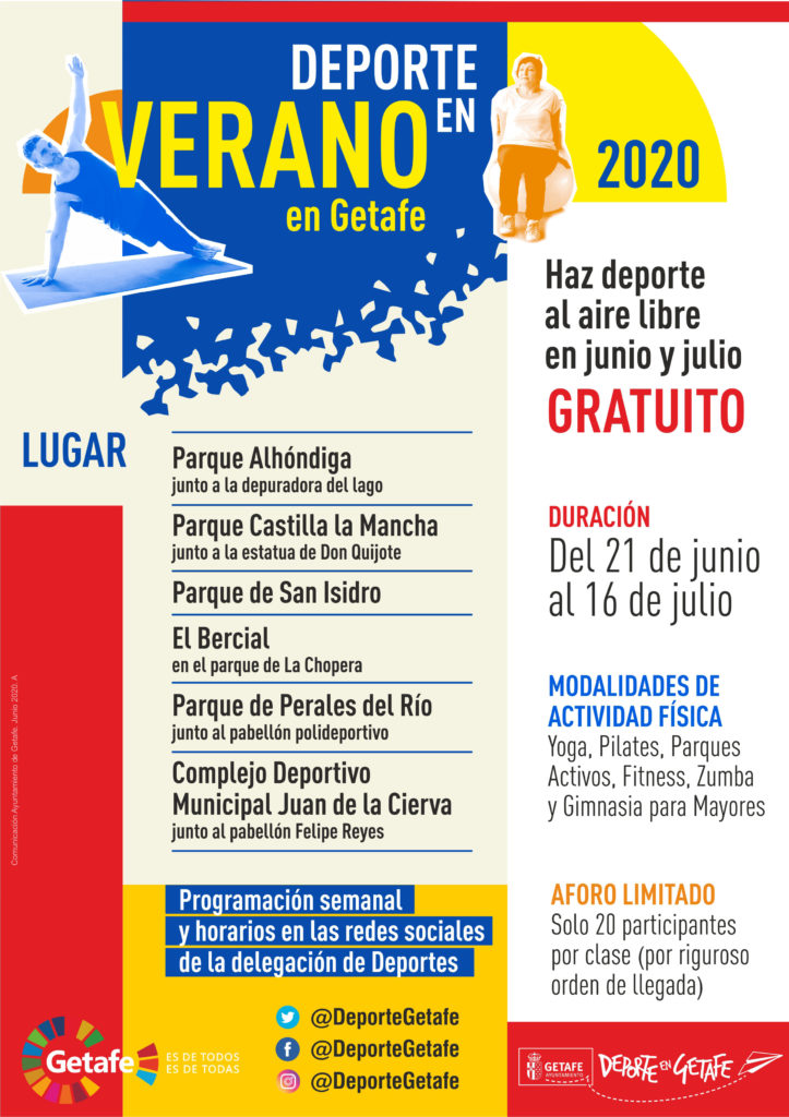 Texto Alternativo: Getafe pone en marcha su programa gratuito ‘Deporte en verano’