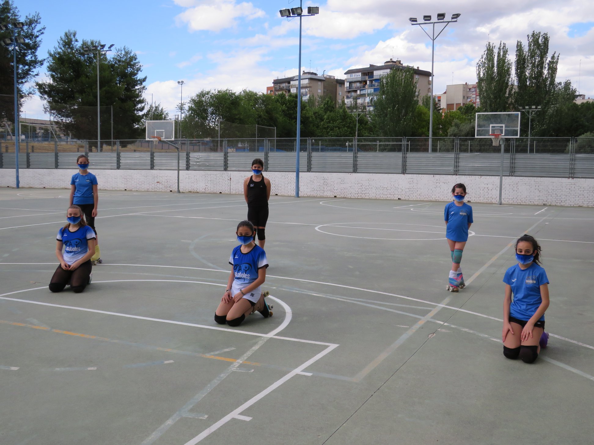 Texto Alternativo: El Club de Patinaje Artístico de Móstoles vuelve a los entrenamientos