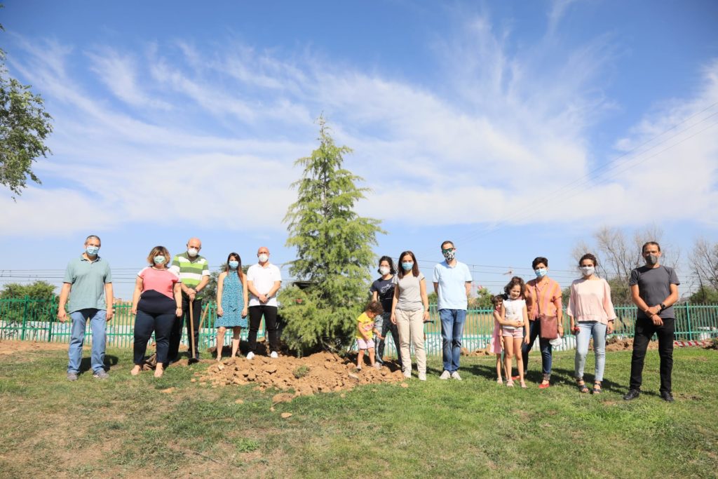 Texto Alternativo: Plantación de 46 nuevos árboles en Getafe como compromiso con el desarrollo sostenible