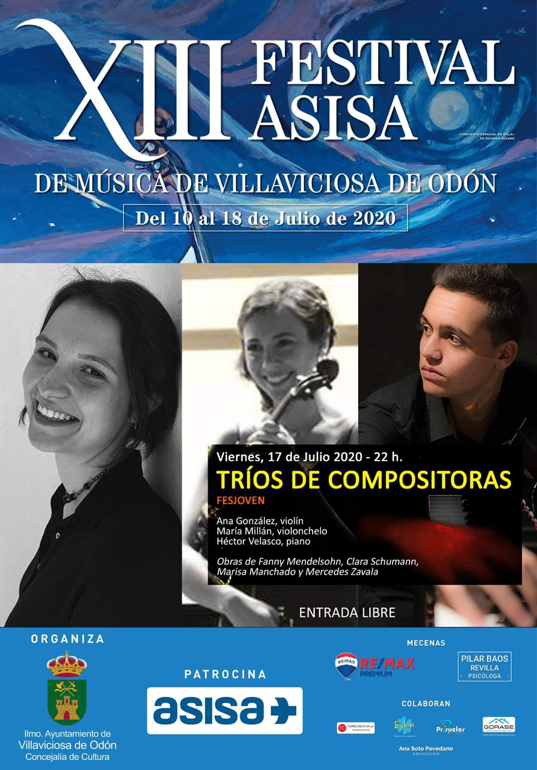 Texto Alternativo: La XIII edición del Festival Asisa de Música de Villaviciosa de Odón afronta este fin de semana sus dos últimos conciertos