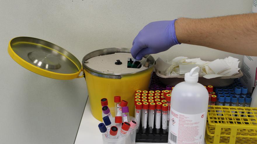 Texto Alternativo: El Hospital Infanta Cristina prueba un innovador sistema para los Residuos Biosanitarios Especiales