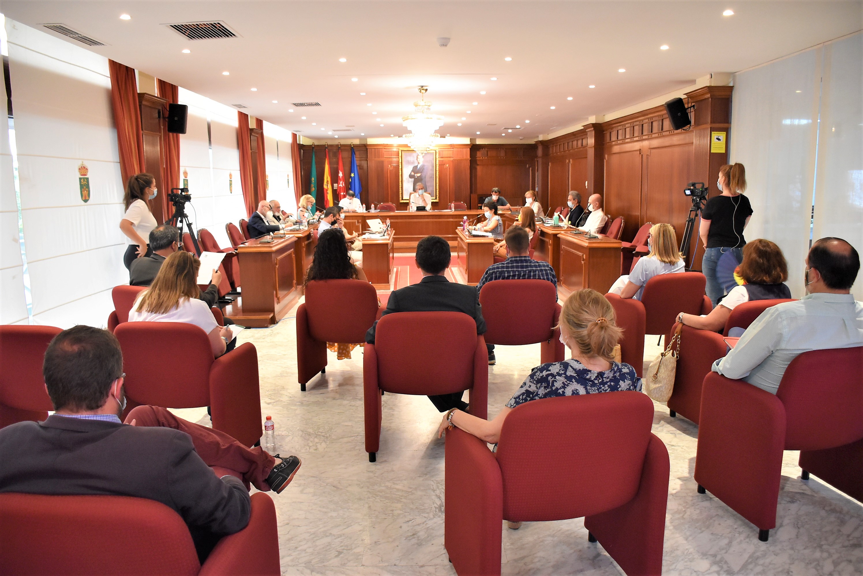 Texto Alternativo: Vídeo de la sesión de pleno celebrada el 27 de julio de 2020