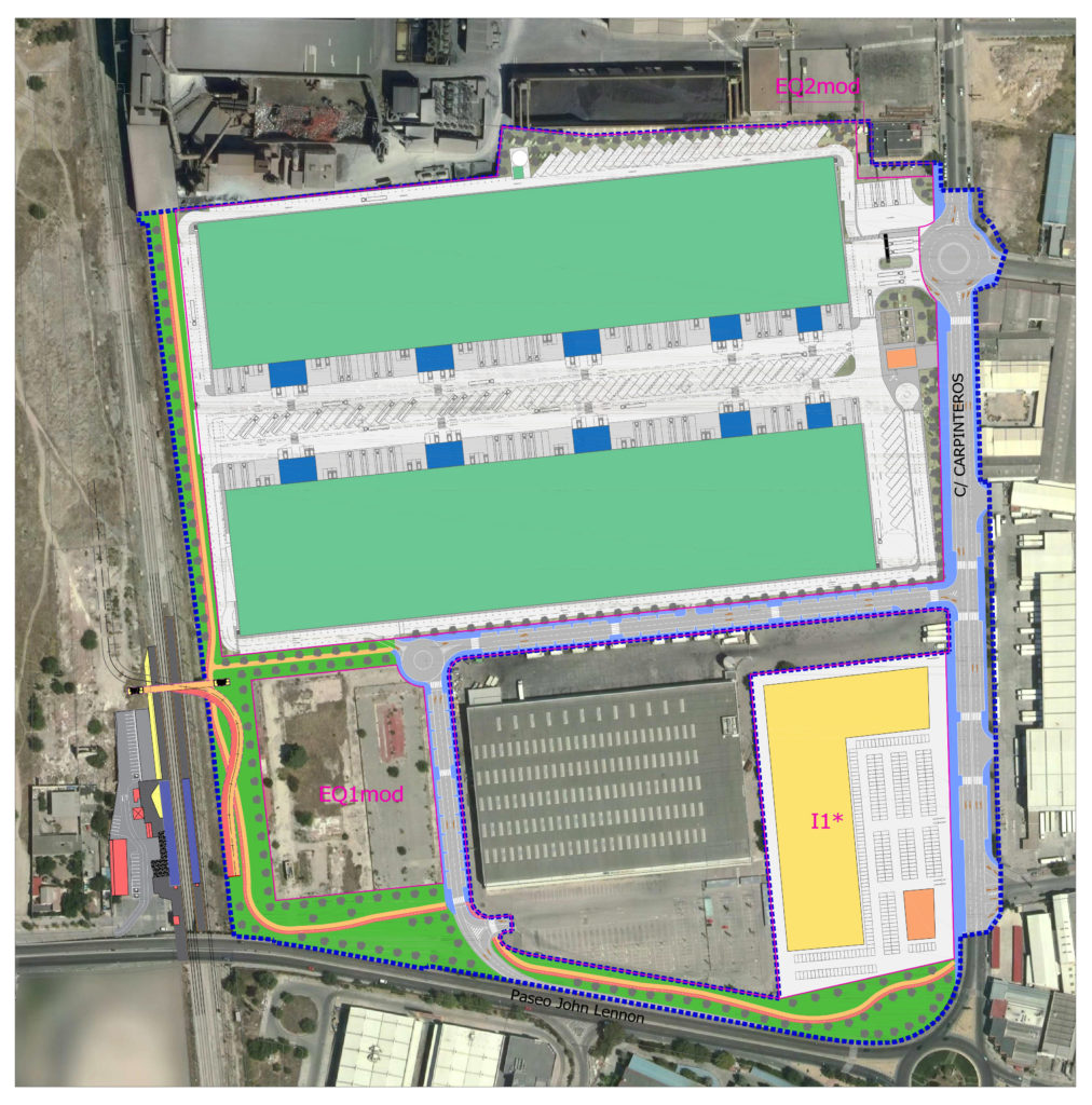 Texto Alternativo: Aprobación inicial del Plan Especial ‘Getafe Terminal’ que permitirá mejorar la movilidad en Getafe Industrial y el polígono de Los Ángeles