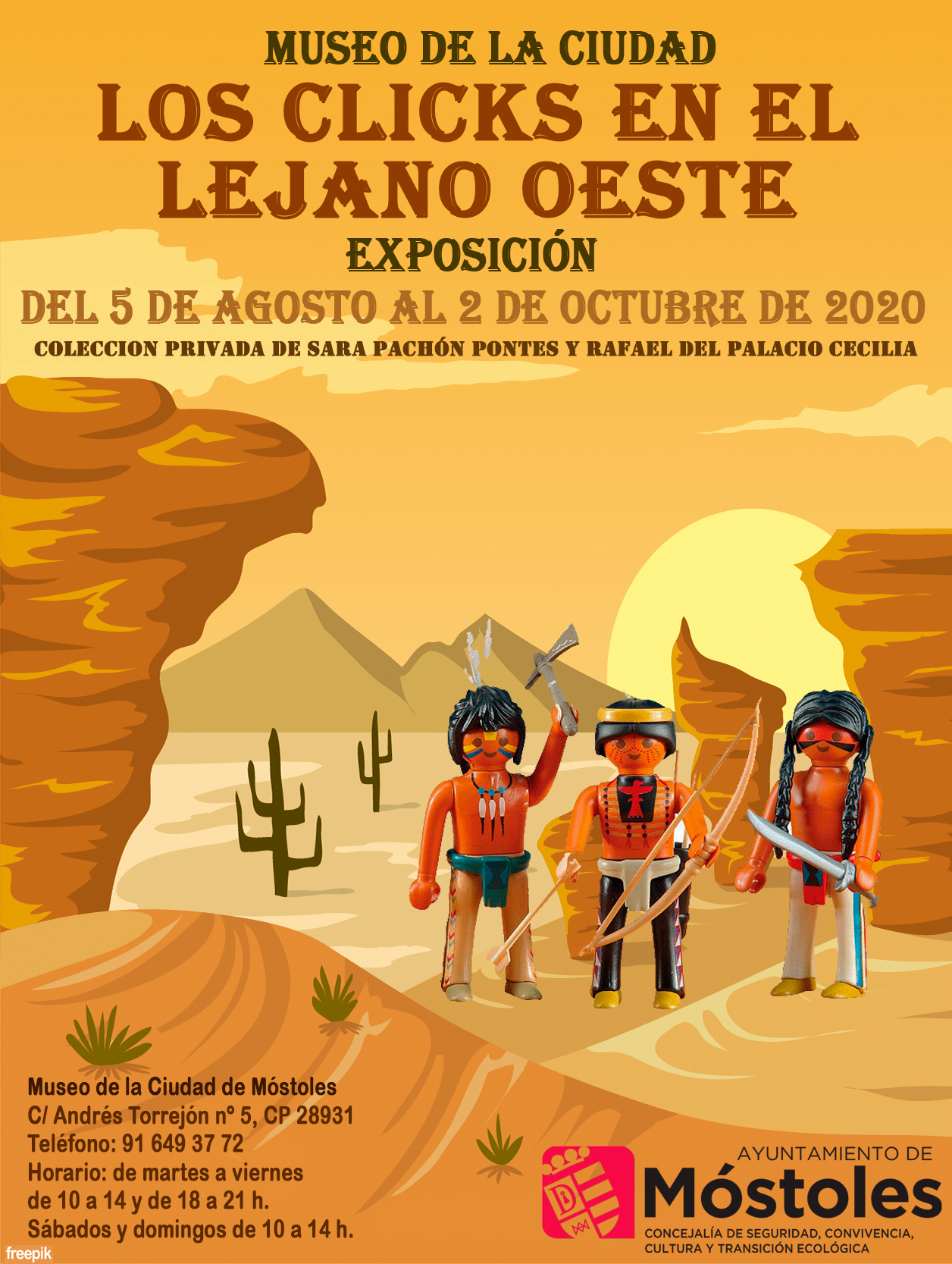 Texto Alternativo: El Museo de la Ciudad acoge la exposición Los clicks en el lejano Oeste