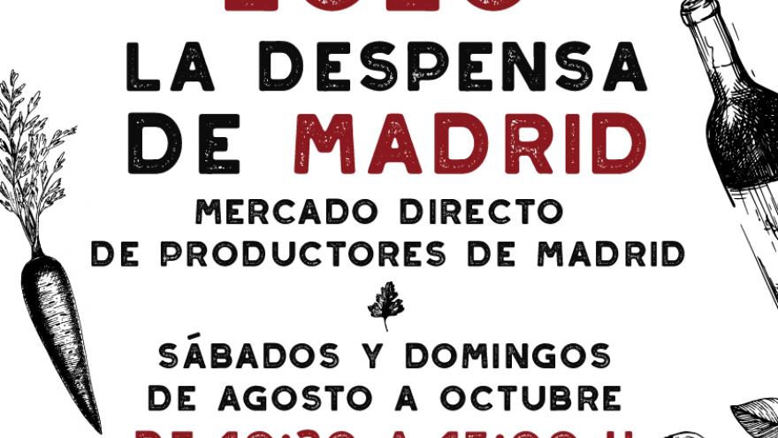 Texto Alternativo: Reanudamos este fin de semana el mercado itinerante La despensa de Madrid