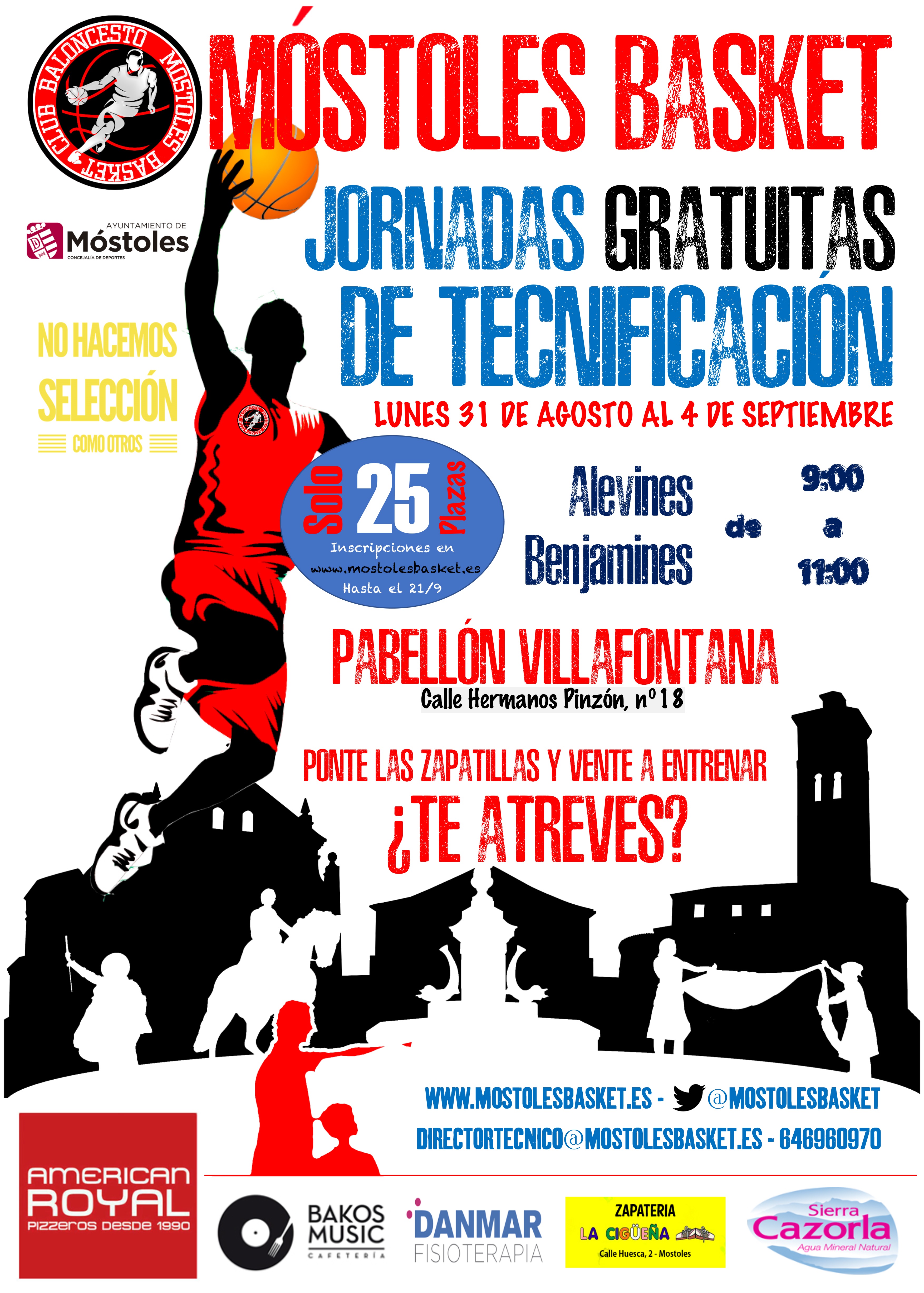 Texto Alternativo: El Club Móstoles Basket y la Concejalía de Deportes invitan a los niños y niñas a iniciarse en el baloncesto