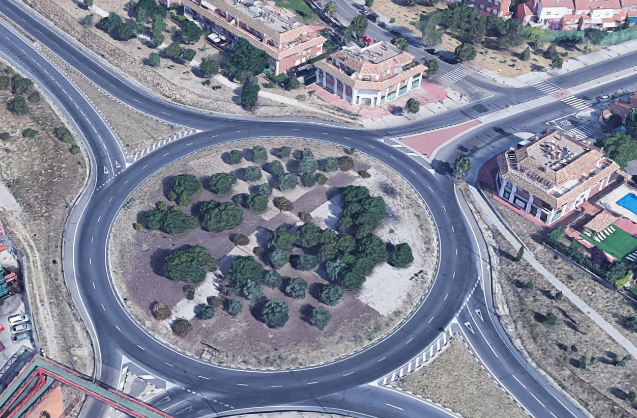 Texto Alternativo: El alcalde solicitará a la Comunidad de Madrid que se adopten medidas urgentes para aumentar la seguridad en la rotonda de la M-506, de entrada al municipio