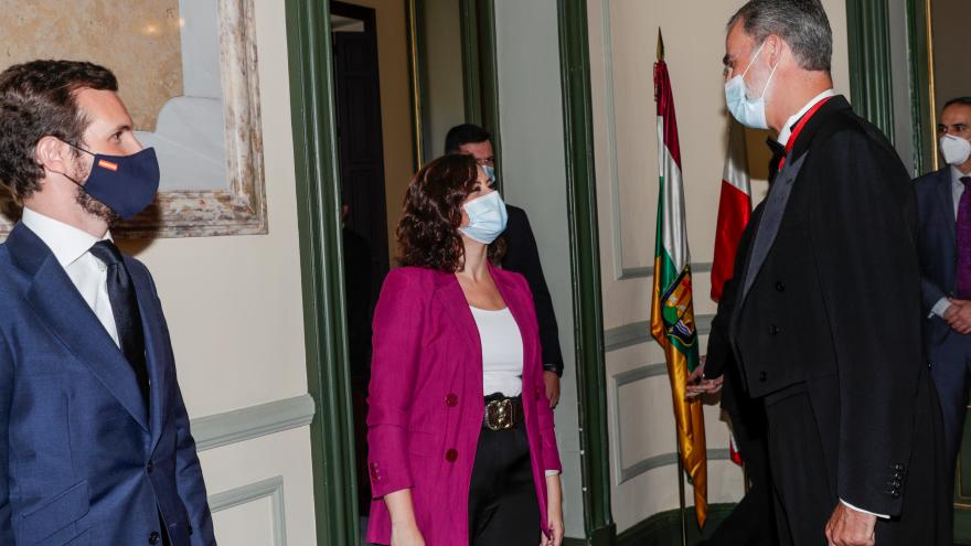 Texto Alternativo: Díaz Ayuso asiste a la apertura del año judicial en el Tribunal Supremo presidida por Felipe VI