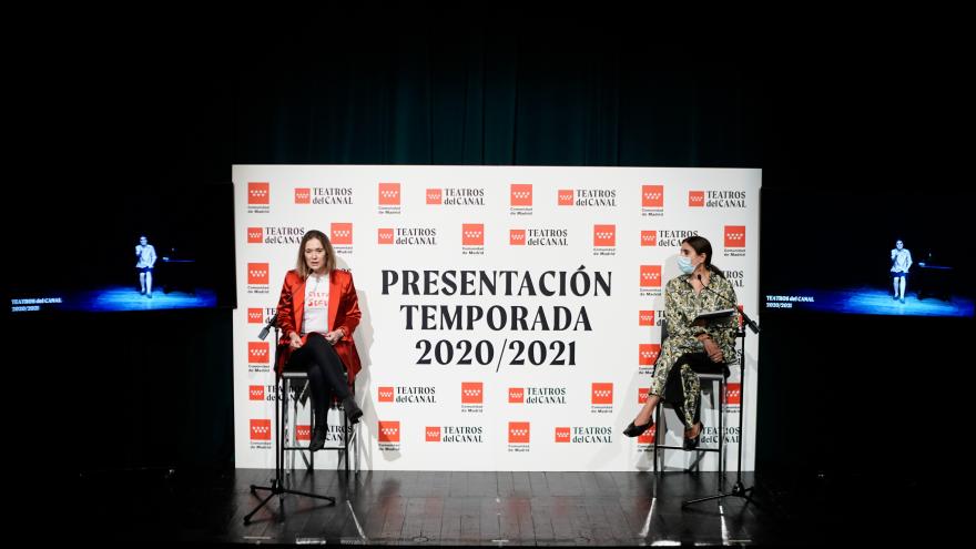 Texto Alternativo: El Gobierno de la Comunidad de Madrid presentamos la temporada 2020/2021 de los Teatros del Canal