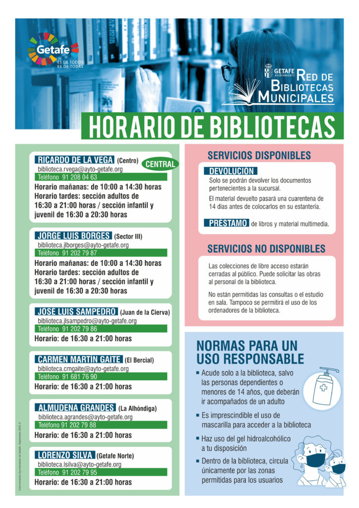 Texto Alternativo: Getafe mantiene la suspensión de las actividades culturales