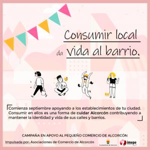 Texto Alternativo: El Instituto Municipal de Empleo y Promoción Económica (IMEPE) lanza la campaña ‘Consumir local da vida al barrio’