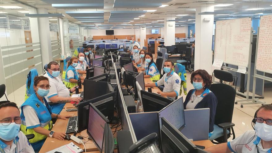 Texto Alternativo: El SUMMA 112 expone su gestión del transporte sanitario para evitar contagios COVID-19