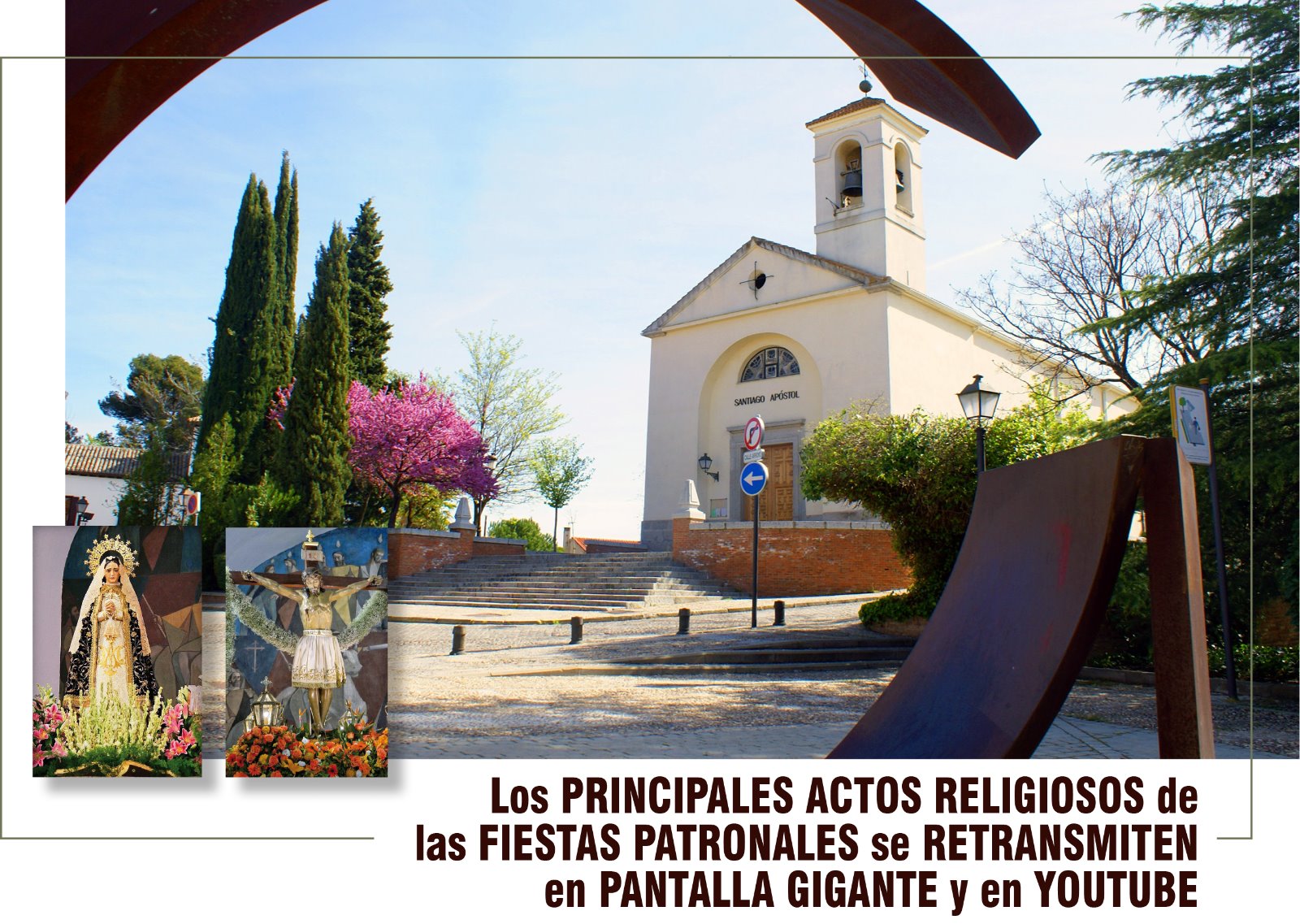 Texto Alternativo: Los principales actos religiosos en honor al Cristo del Milagro a la Virgen de la Soledad se retransmitirán por Youtube y a través de pantalla gigante