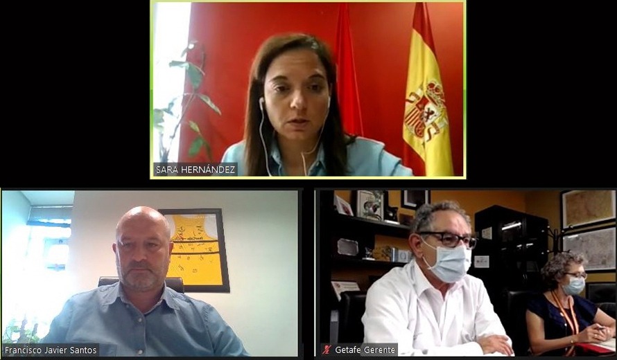 Texto Alternativo: El Hospital de Getafe prepara su cuarta unidad para pacientes COVID-19