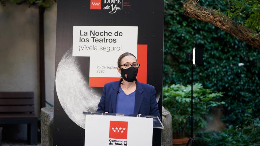 Texto Alternativo: El Gobierno de la Comunidad invita a celebrar la 13ª edición de La Noche de los Teatros