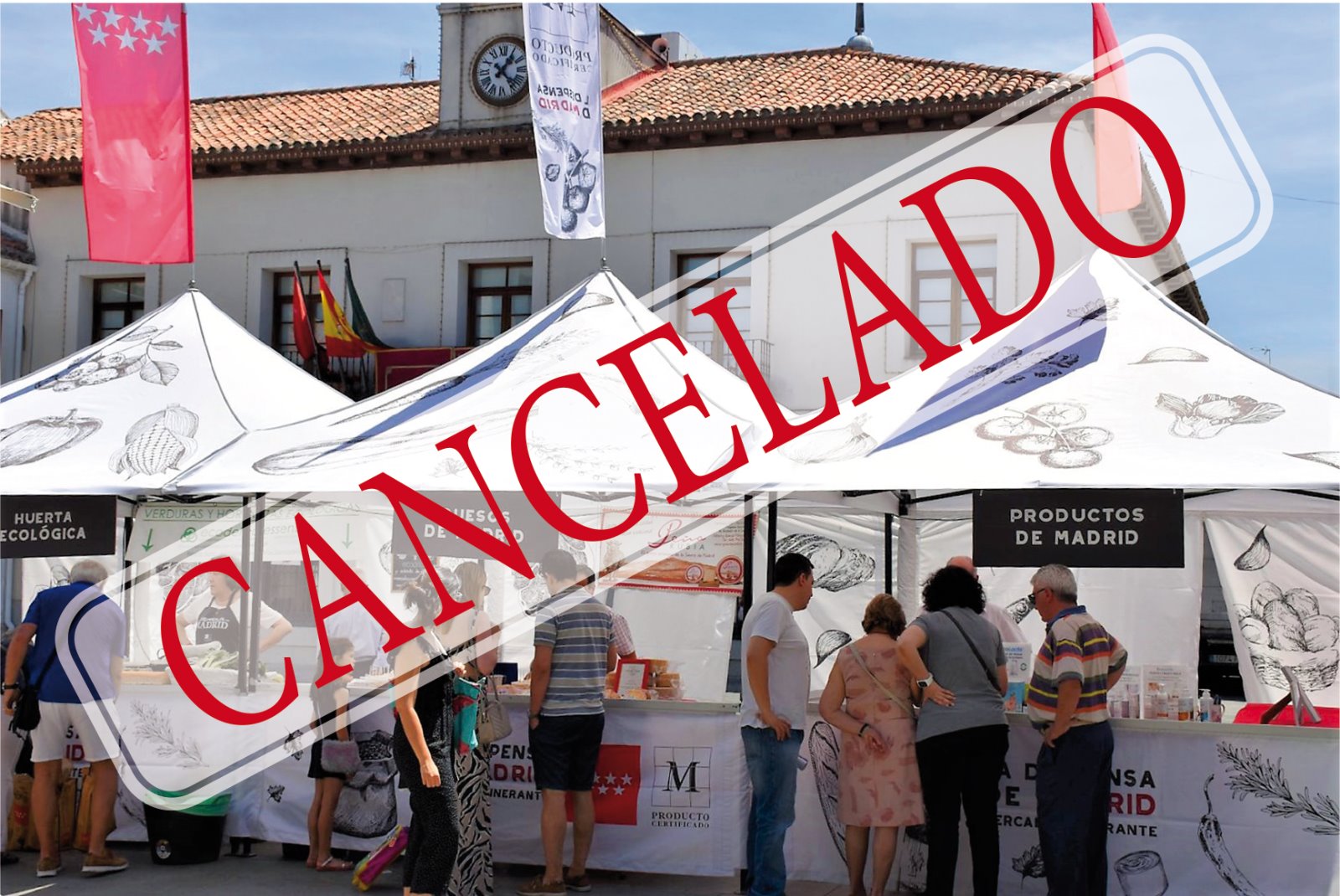 Texto Alternativo: El mercado "La despensa de Madrid" previsto para este sábado ha sido cancelado