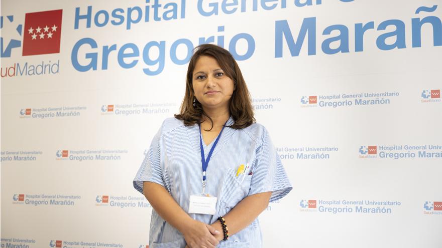 Texto Alternativo: Una enfermera de Práctica Avanzada del Gregorio Marañón, premio internacional Nightingale 2020