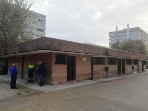 Texto Alternativo: Comienzan las obras de remodelación del edificio de vestuarios de los campos de fútbol Alfredo Cenarriaga