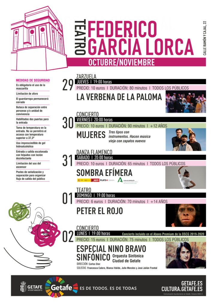 Texto Alternativo: Zarzuela, danza flamenca, teatro y música en directo para disfrutar el fin de semana en Getafe