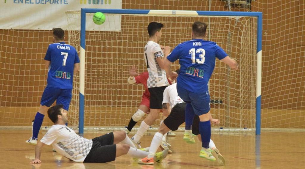 Texto Alternativo: Solvente victoria del Ciudad de Móstoles FS en su visita a la pista del Rivas Futsal (1-6)