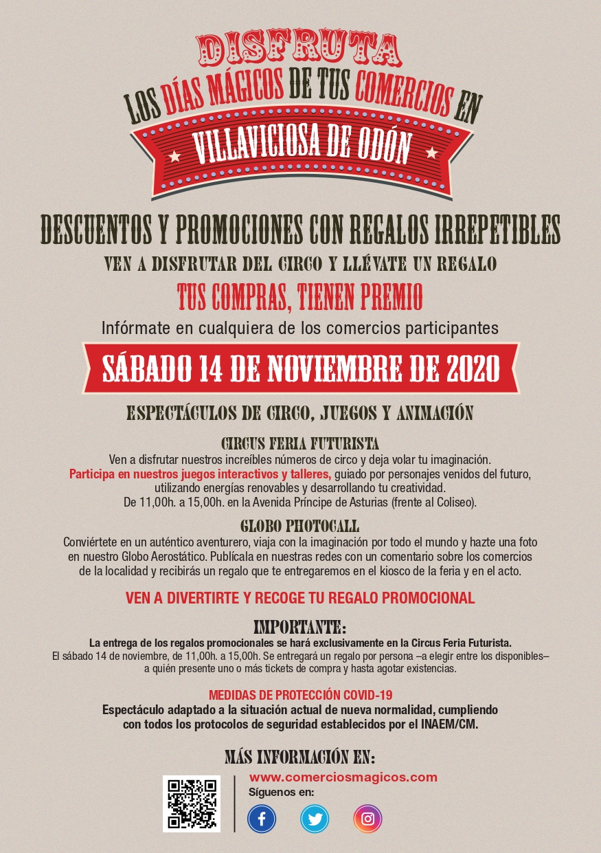 Texto Alternativo: Campaña ‘Comercio mágico’ en apoyo al negocio local de Villaviciosa de Odón