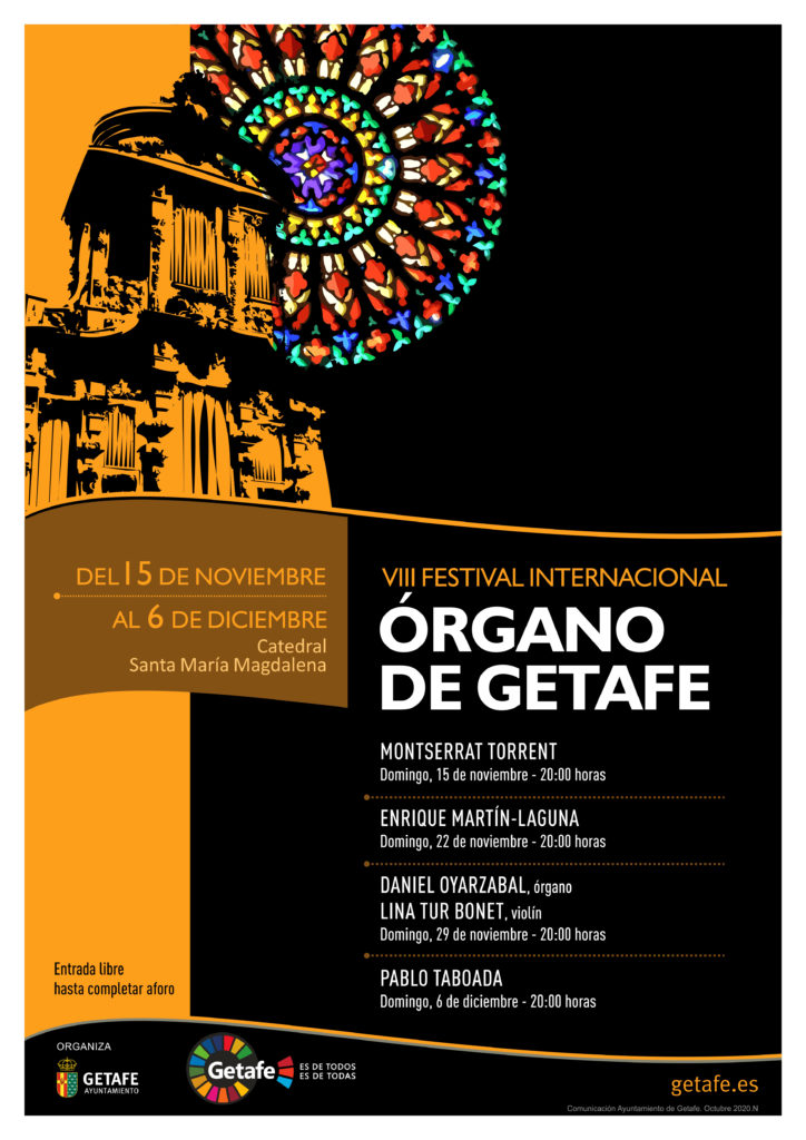 Texto Alternativo: Comienza la VIII edición del Festival Internacional de Órgano de Getafe