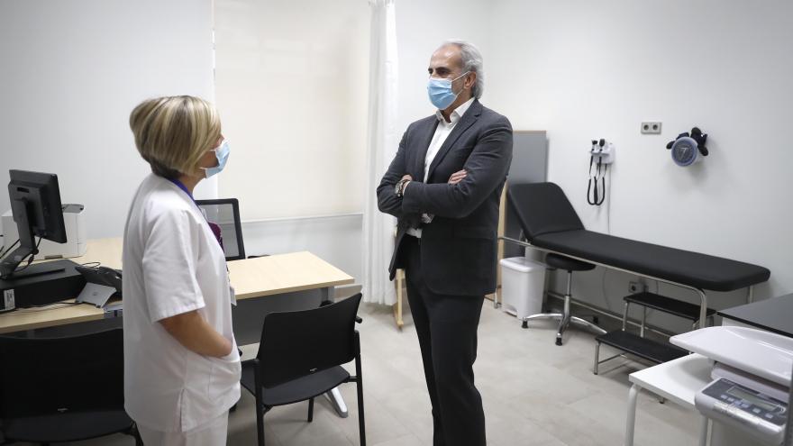 Texto Alternativo: El Gobierno de la Comunidad propone en marcha el nuevo Centro de Salud Andrés Mellado que atiende a 22.300 vecinos de Chamberí