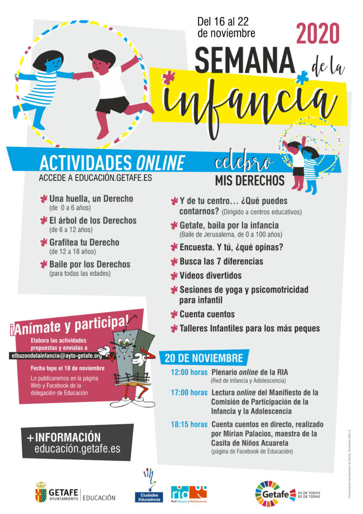 Texto Alternativo: Getafe celebra una jornada especial por los derechos de la infancia