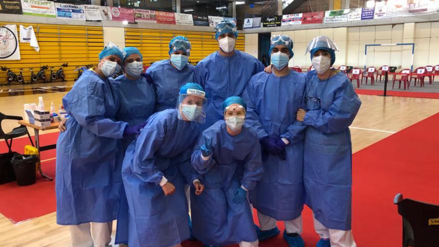Texto Alternativo: El Hospital del Sureste realiza test antigénicos para detectar población asintomática