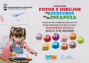 Texto Alternativo: Alcorcón celebra este viernes, 20 de noviembre, el Día Universal del Niño con el Concurso Fotos y Dibujos por los Derechos de la Infancia