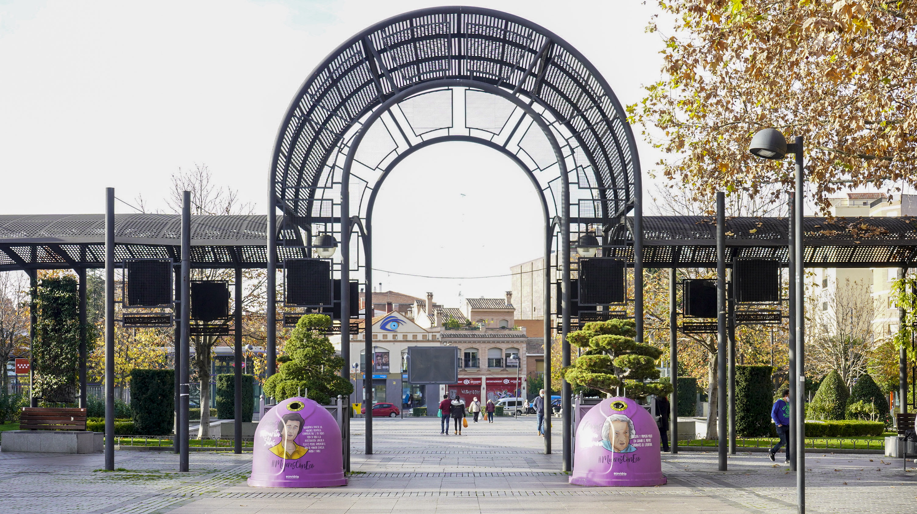 Texto Alternativo: Móstoles reactiva la Campaña Mujeres con Eco por el Día Internacional de la Eliminación de la Violencia contra la Mujer
